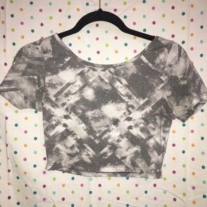 PacSun Gray Crop Top